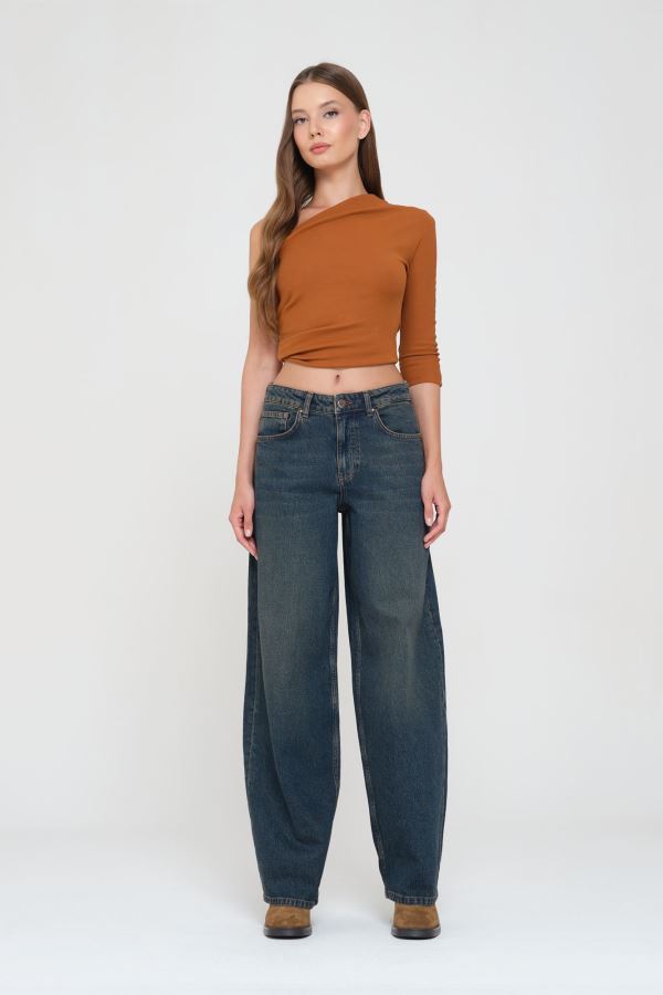 BAGGY KADIN JEAN PANTOLON