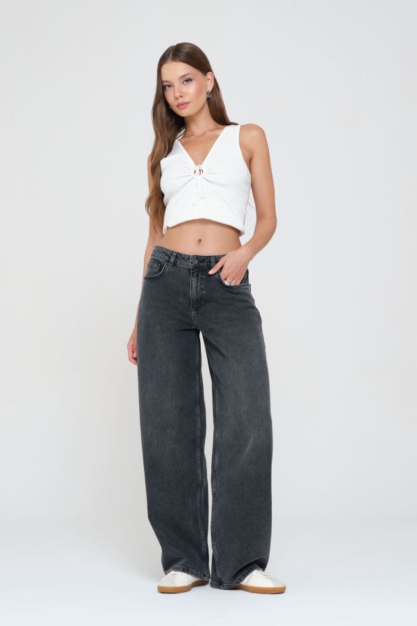 BAGGY KADIN JEAN PANTOLON