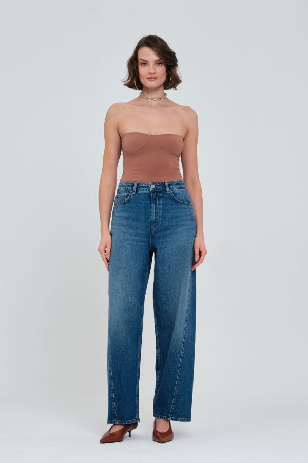 BAGGY KADIN JEAN PANTOLON