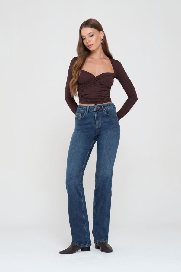 BOOT CUT KADIN JEAN PANTOLON