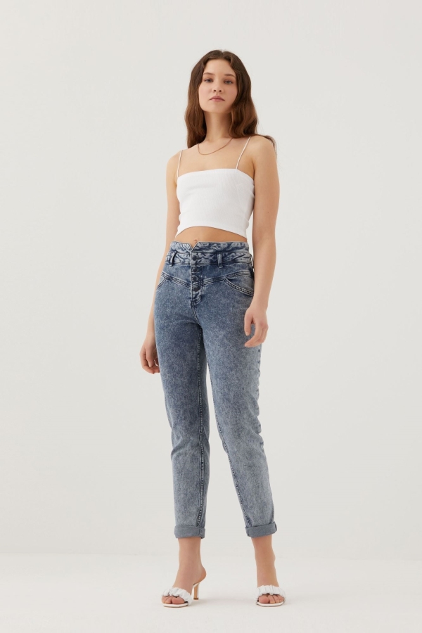 BOYFRIEND KADIN JEAN PANTOLON