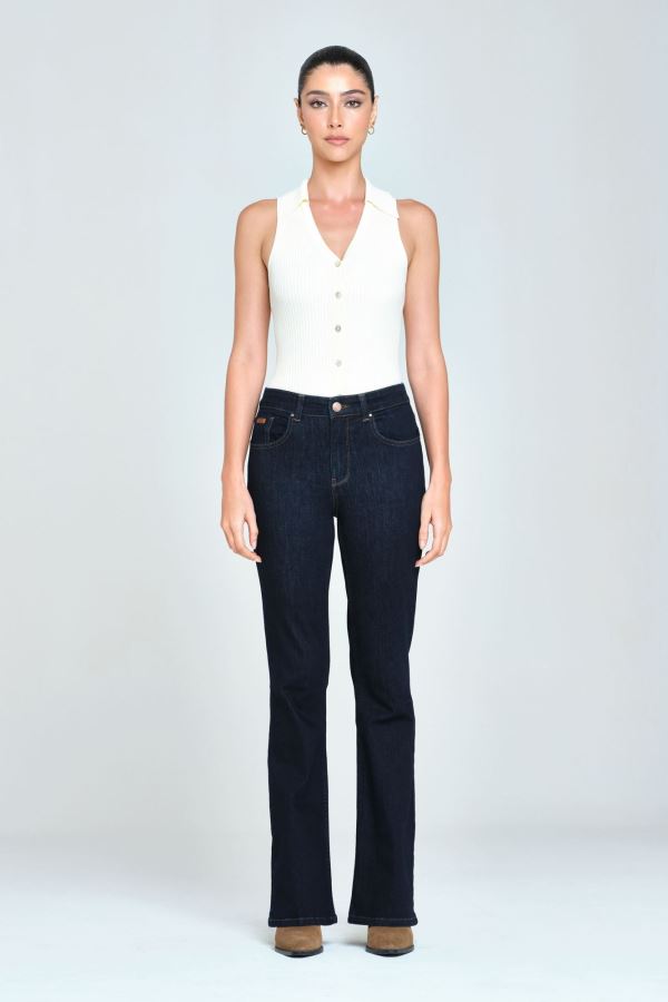 FLARED KADIN JEAN PANTOLON