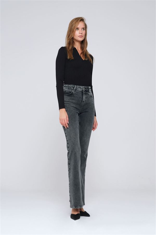 FLARED KADIN JEAN PANTOLON