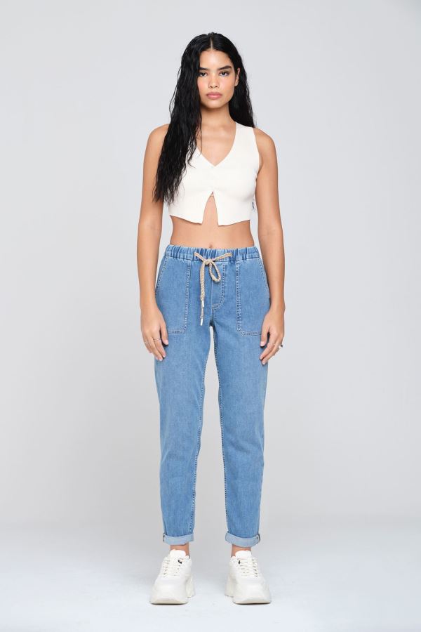 JOGGER KADIN JEAN PANTOLON