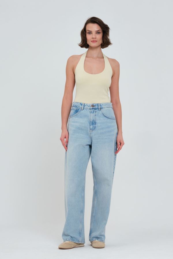 LOOSE BAGGY KADIN JEAN PANTOLON