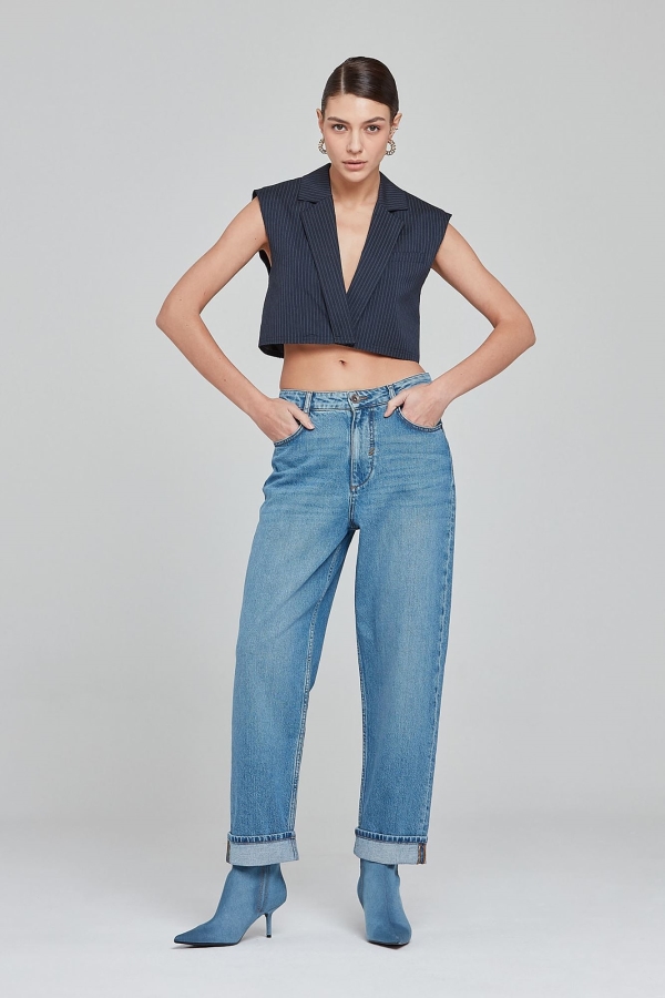 LOOSE KADIN JEAN PANTOLON