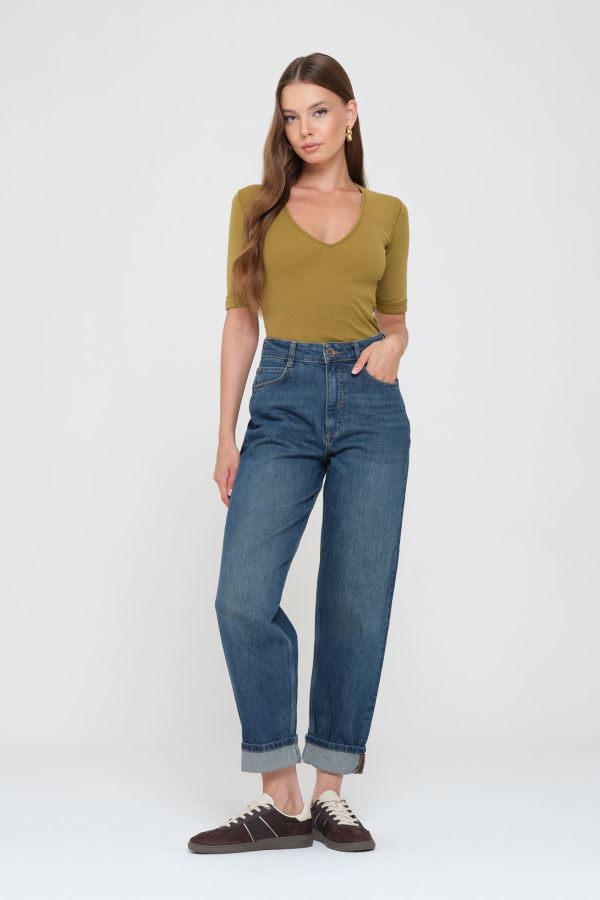 LOOSE KADIN JEAN PANTOLON