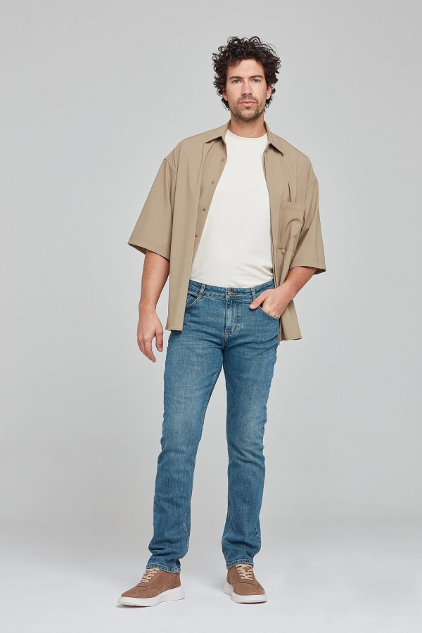 SLIM STRAIGHT ERKEK JEAN PANTOLON