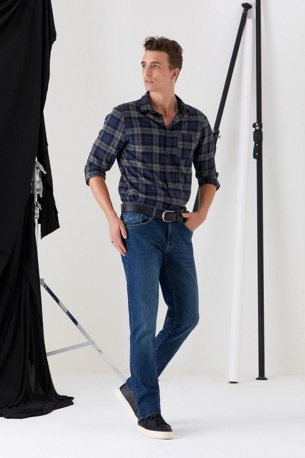 SLIM STRAIGHT ERKEK JEAN PANTOLON