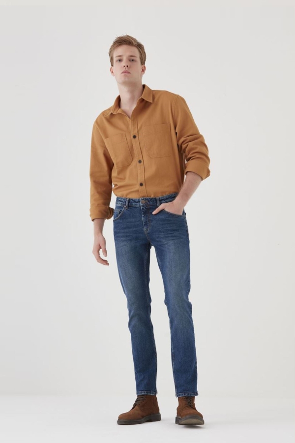 SLIM STRAIGHT ERKEK JEAN PANTOLON