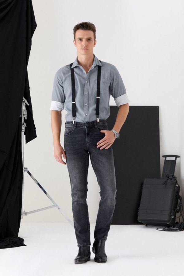 SLIM STRAIGHT ERKEK JEAN PANTOLON