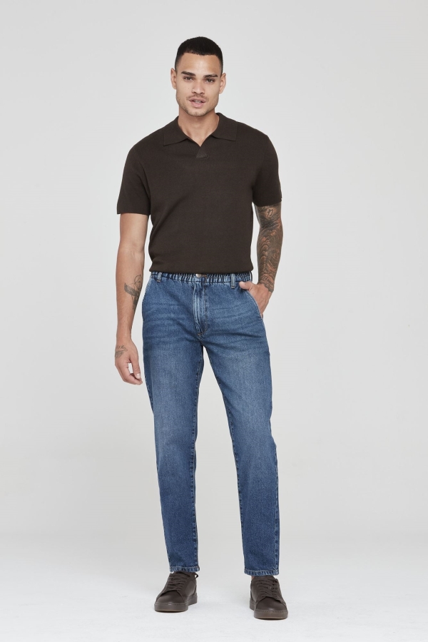 SLIM TAPERED ERKEK JEAN PANTOLON