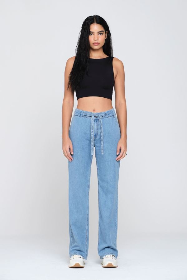 WIDE LEG KADIN JEAN PANTOLON