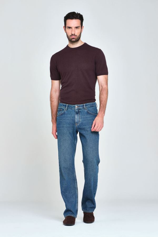 WIDE LEG ERKEK JEAN PANTOLON