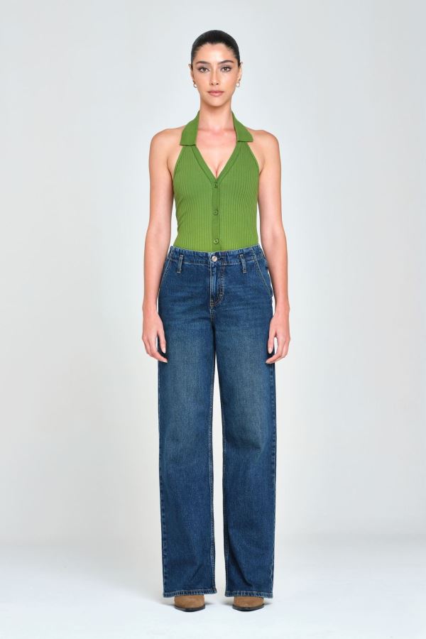 WIDE LEG KADIN JEAN PANTOLON