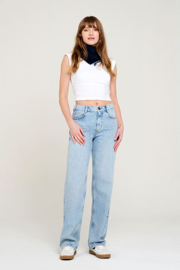 WIDE LEG KADIN JEAN PANTOLON