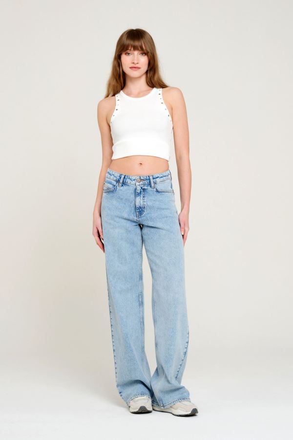 WIDE LEG KADIN JEAN PANTOLON