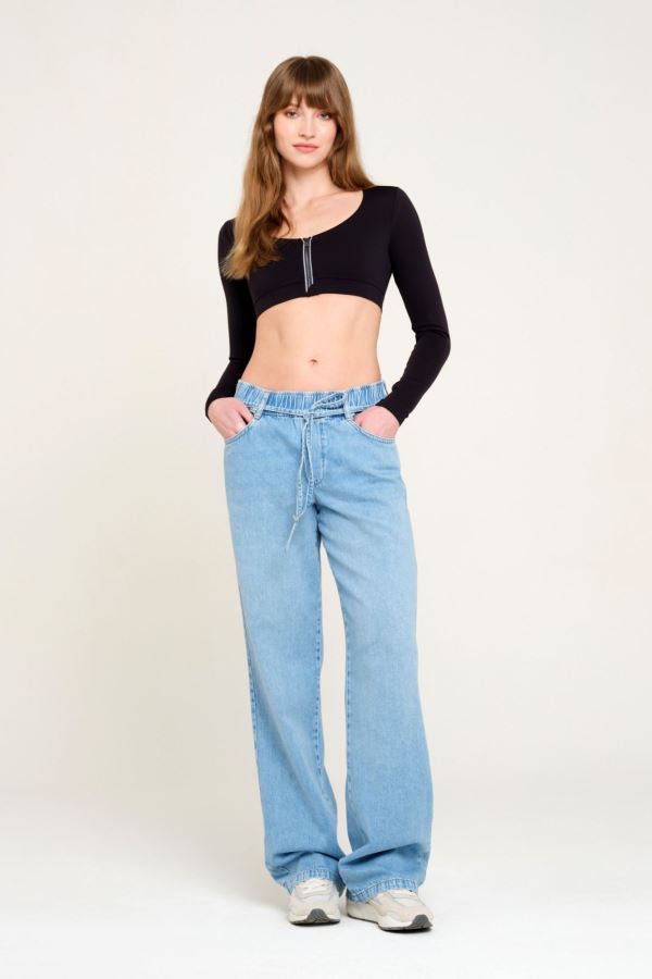 WIDE LEG KADIN JEAN PANTOLON