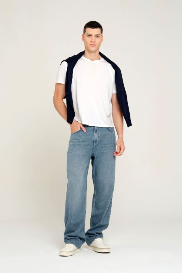 WIDE LEG ERKEK JEAN PANTOLON