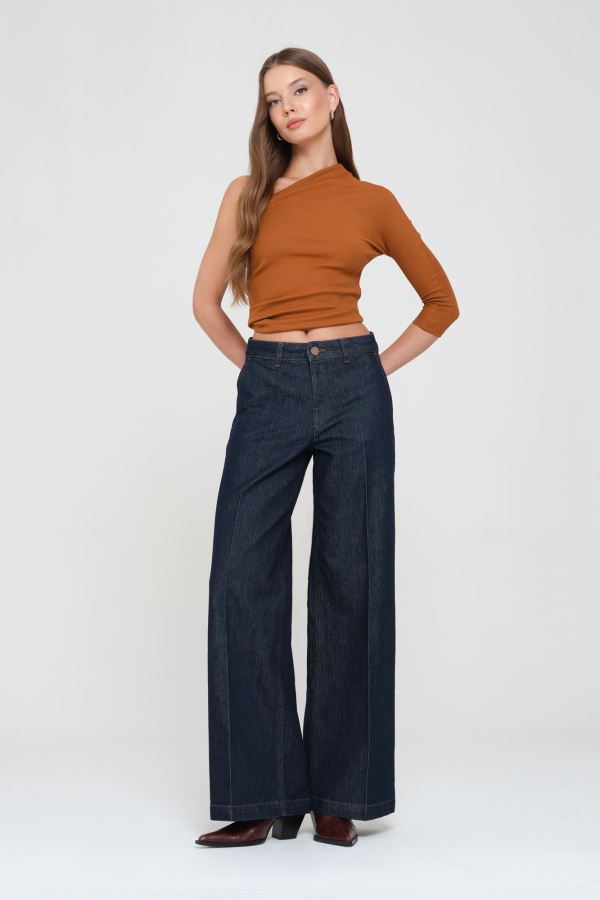 WIDE LEG KADIN JEAN PANTOLON