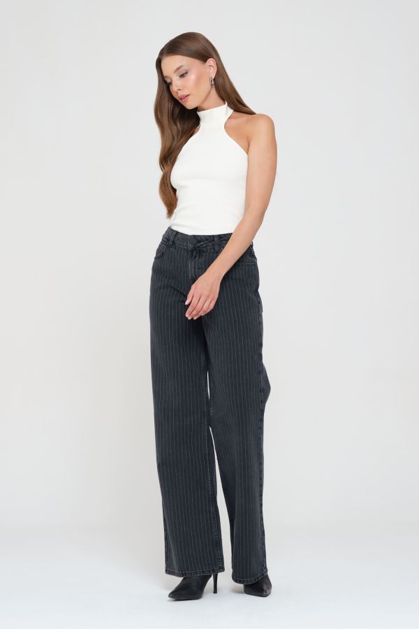 WIDE LEG KADIN JEAN PANTOLON