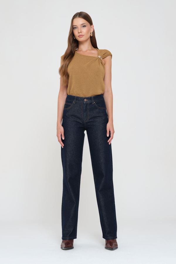 WIDE LEG KADIN JEAN PANTOLON