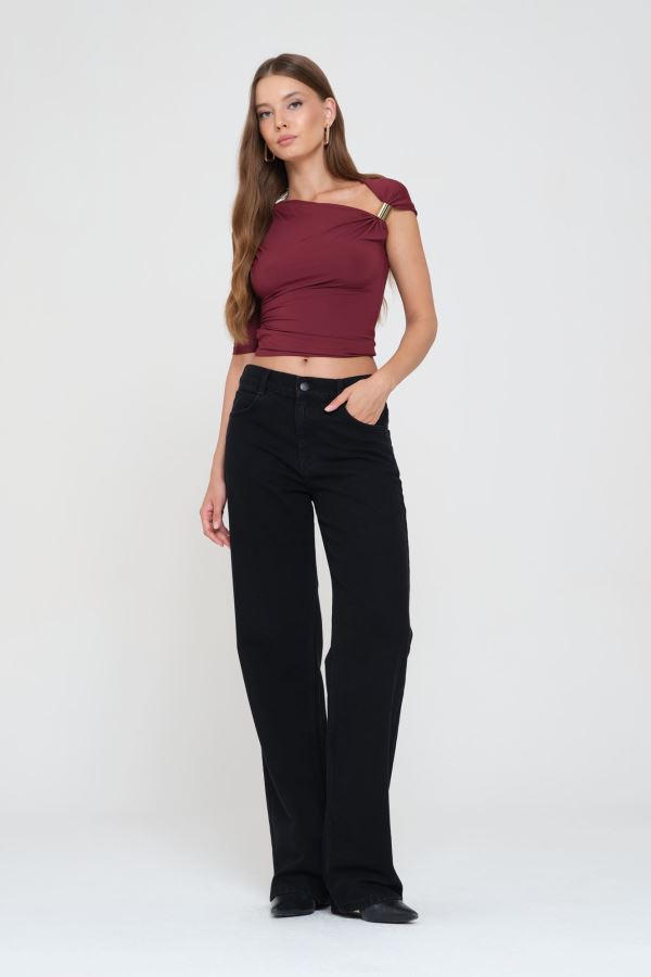 WIDE LEG KADIN JEAN PANTOLON