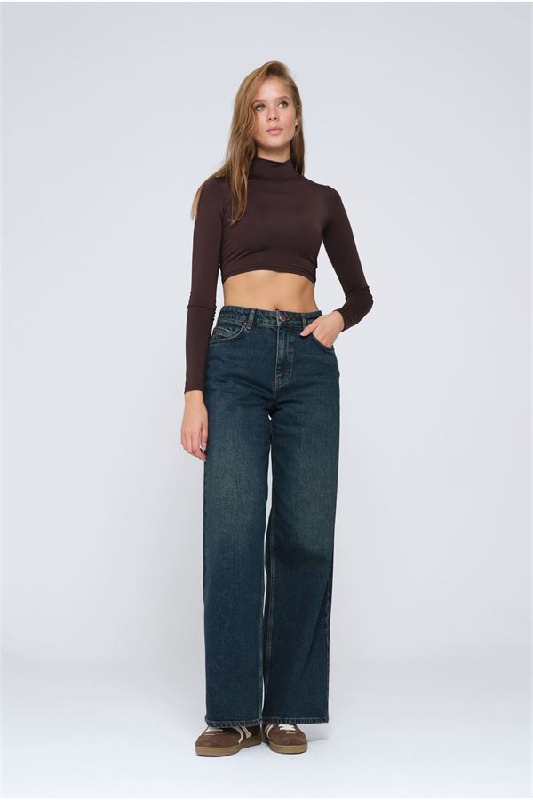 WIDE LEG KADIN JEAN PANTOLON