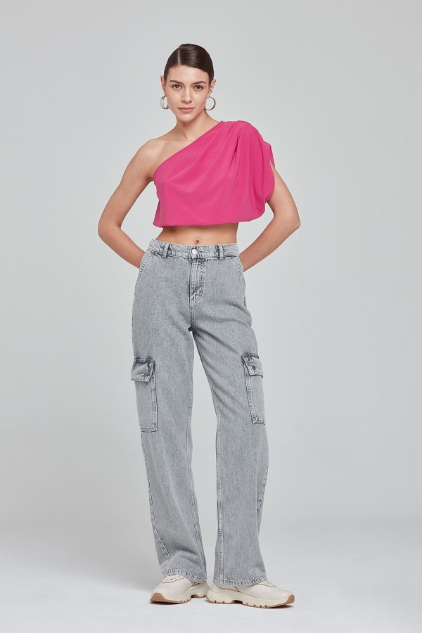 WIDE LEG KADIN JEAN PANTOLON