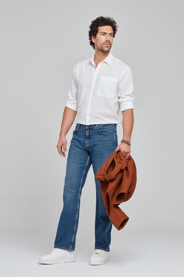 WIDE LEG ERKEK JEAN PANTOLON