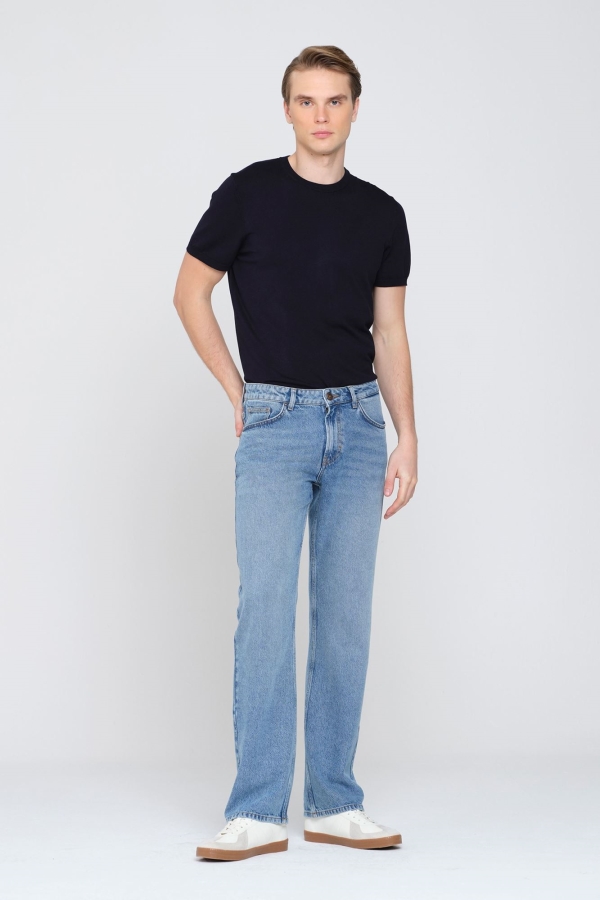 WIDE LEG ERKEK JEAN PANTOLON