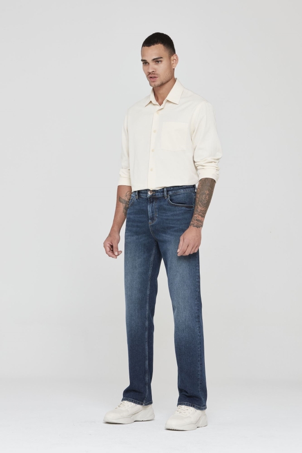 WIDE LEG ERKEK JEAN PANTOLON