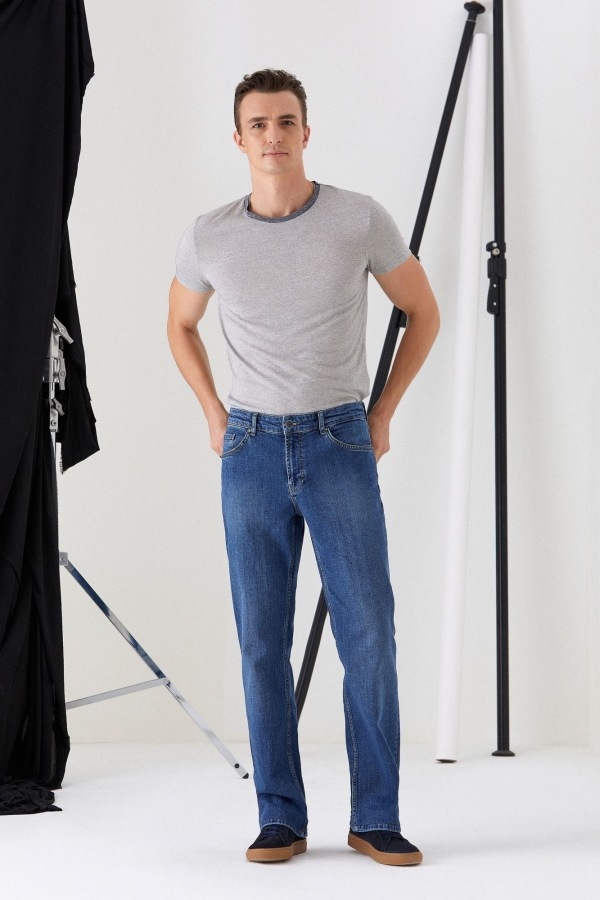 WIDE LEG ERKEK JEAN PANTOLON